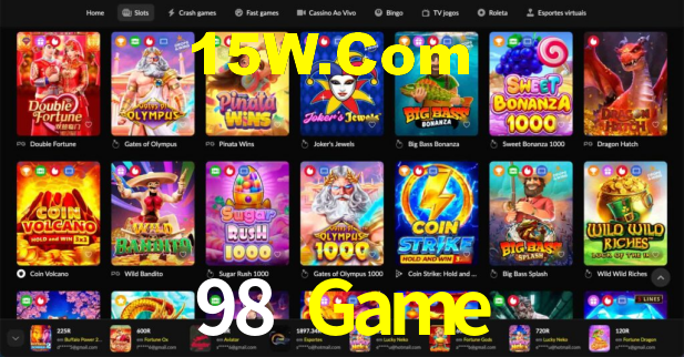 Bônus Generosos e Exclusivos no 98 Game para Você!