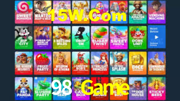 Interface do App 98 Game